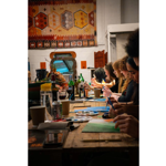 A painting class in progress at Nomad Maison.