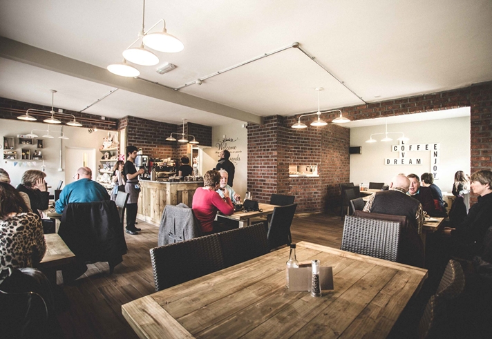 The interior of the Hidden Gem.