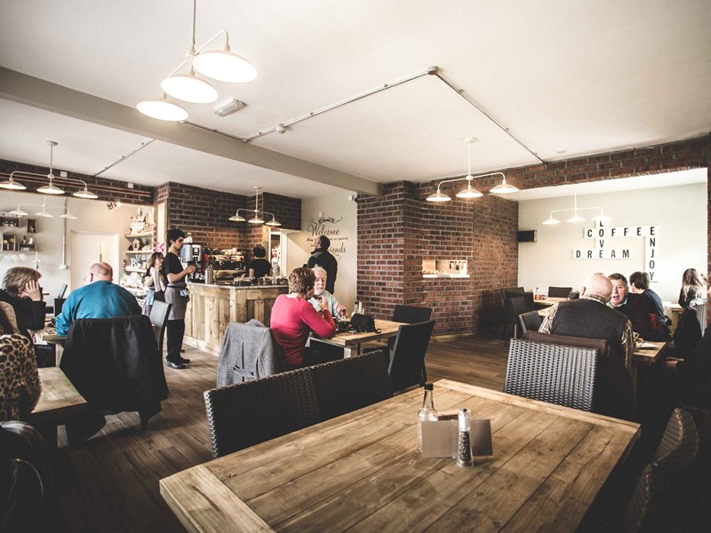 The interior of the Hidden Gem.