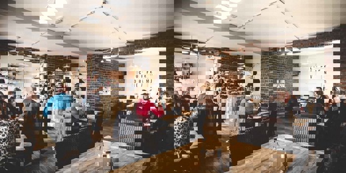 The interior of the Hidden Gem.