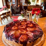 A vegan cake at Cafe #9.