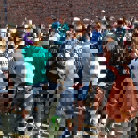 People enjoying a Kelham Island Walk.