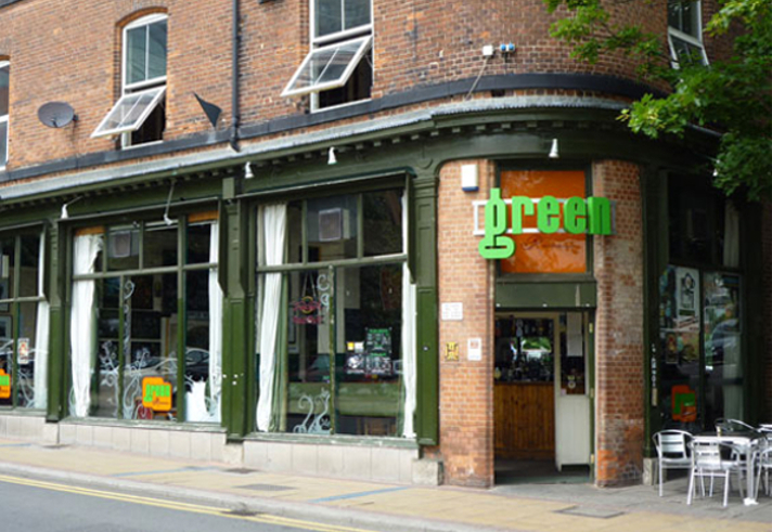 Exterior of The Green Room.