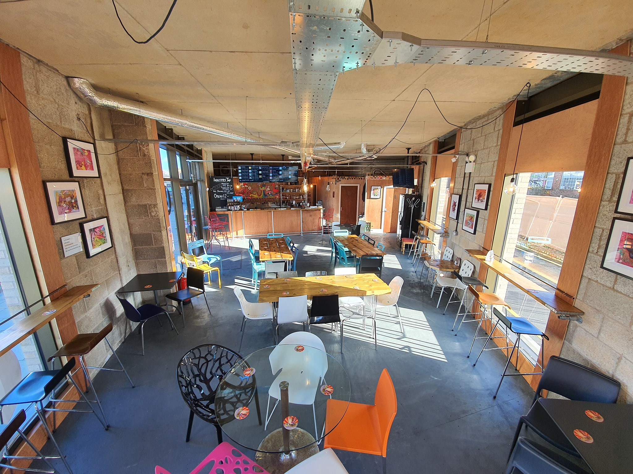 Interior of The Industry Tap.