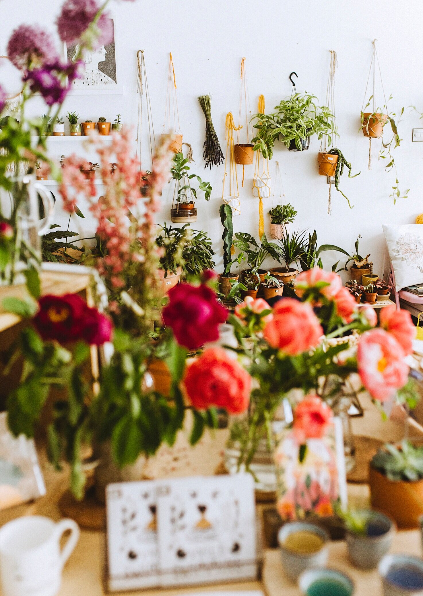  Lots of floral displays at Moonko.