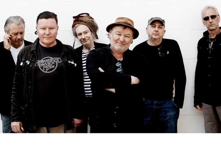 Group shot of the band Levellers