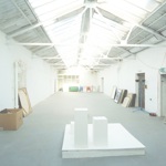 Gage Gallery's large exhibition space.