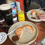 A pint and a pork pie at Fagan's