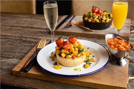 A table for two at Pieminister.