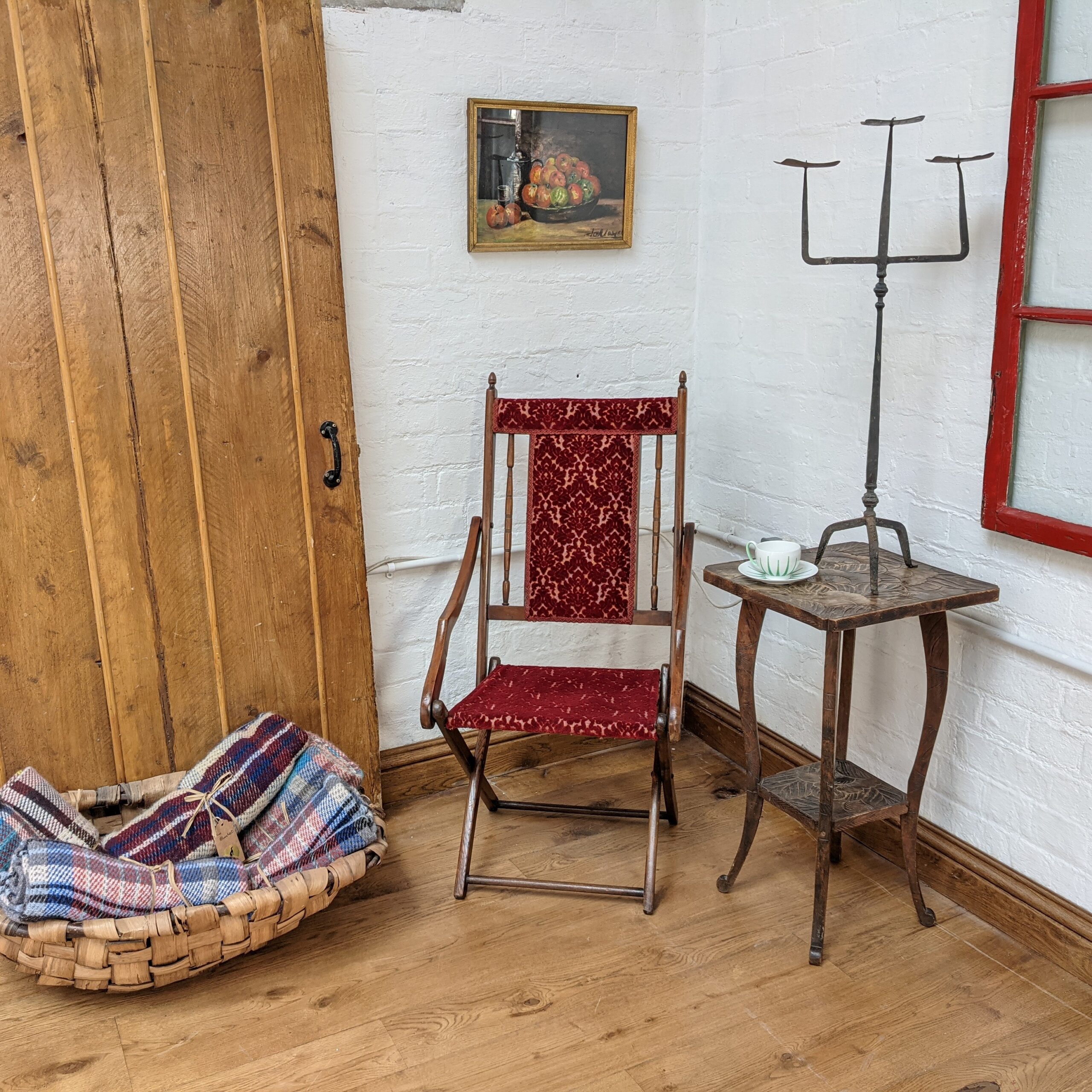 Various pieces of vintage furniture for sale at The WareHouse.