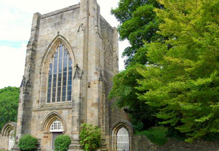 The exterior of Beauchief Abbey.