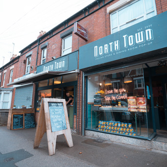 The exterior of North Town.