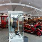 A selection of old fire engines at the National Emergency Services Museum.
