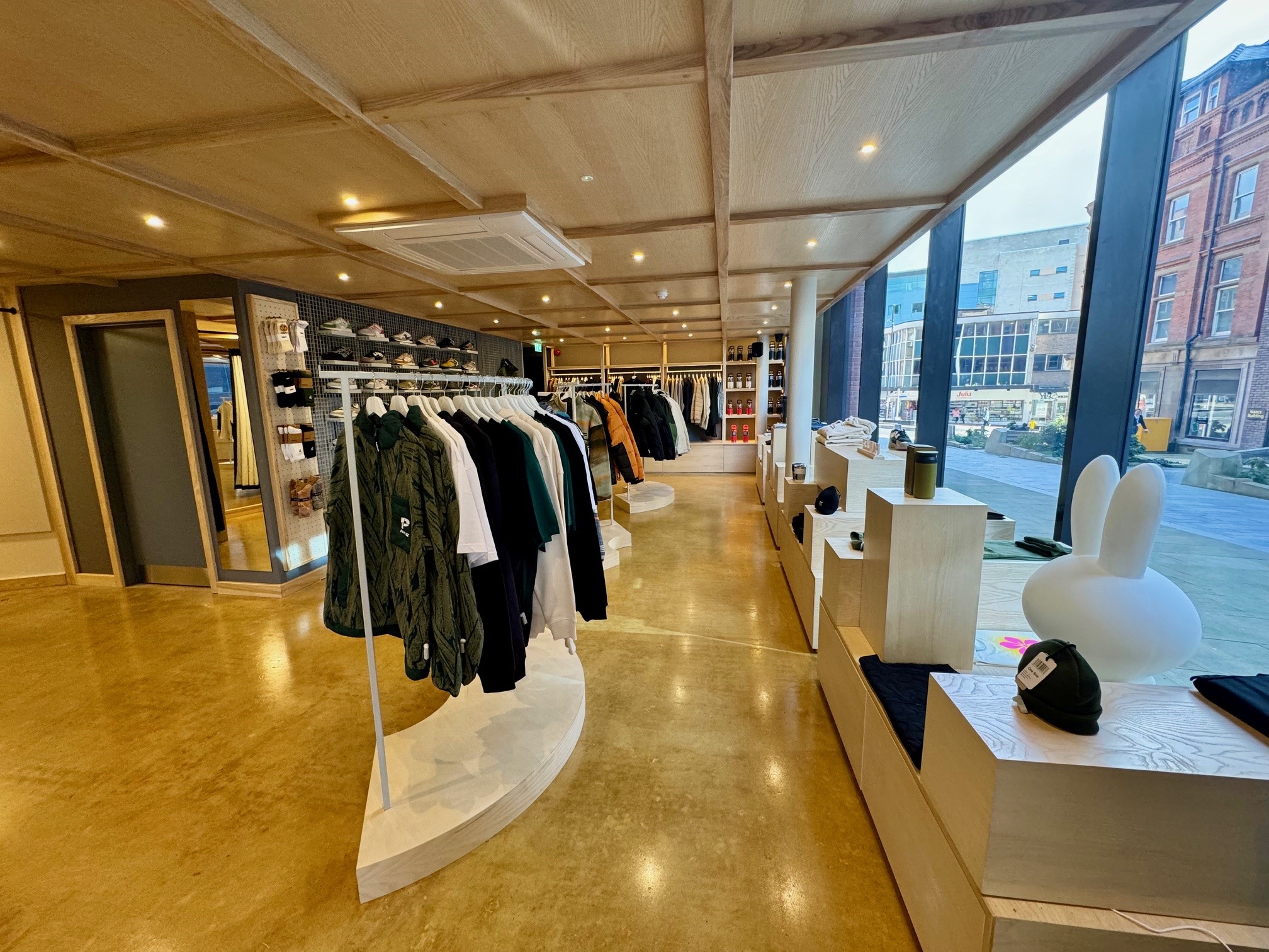 Interior of The Cream Store.