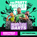 Promo poster for Premier League Darts 2024