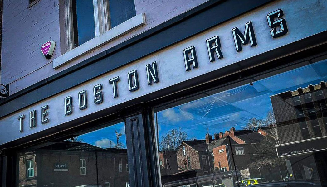 Exterior of The Boston Arms.