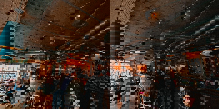 The interior at Couch.