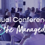 A conference room filled with people. Overlaid are the words 'Inside the Managed Mind - 8th Annual Conference 2026 '.