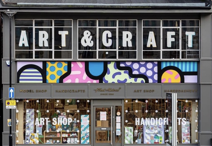 The exterior of the Fred Aldous Sheffield shop.