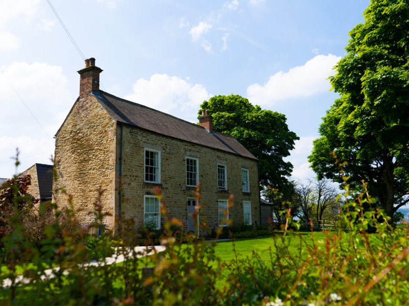 Exterior photo of Manor Oaks House.
