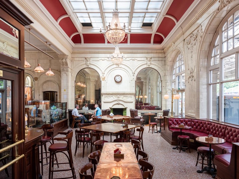 Interior of the Sheffield Tap.