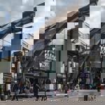 The exterior of The Moor Market.