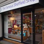 The exterior of the The Famous Sheffield Shop.