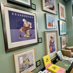 Inside a shop at Leah's Yard 