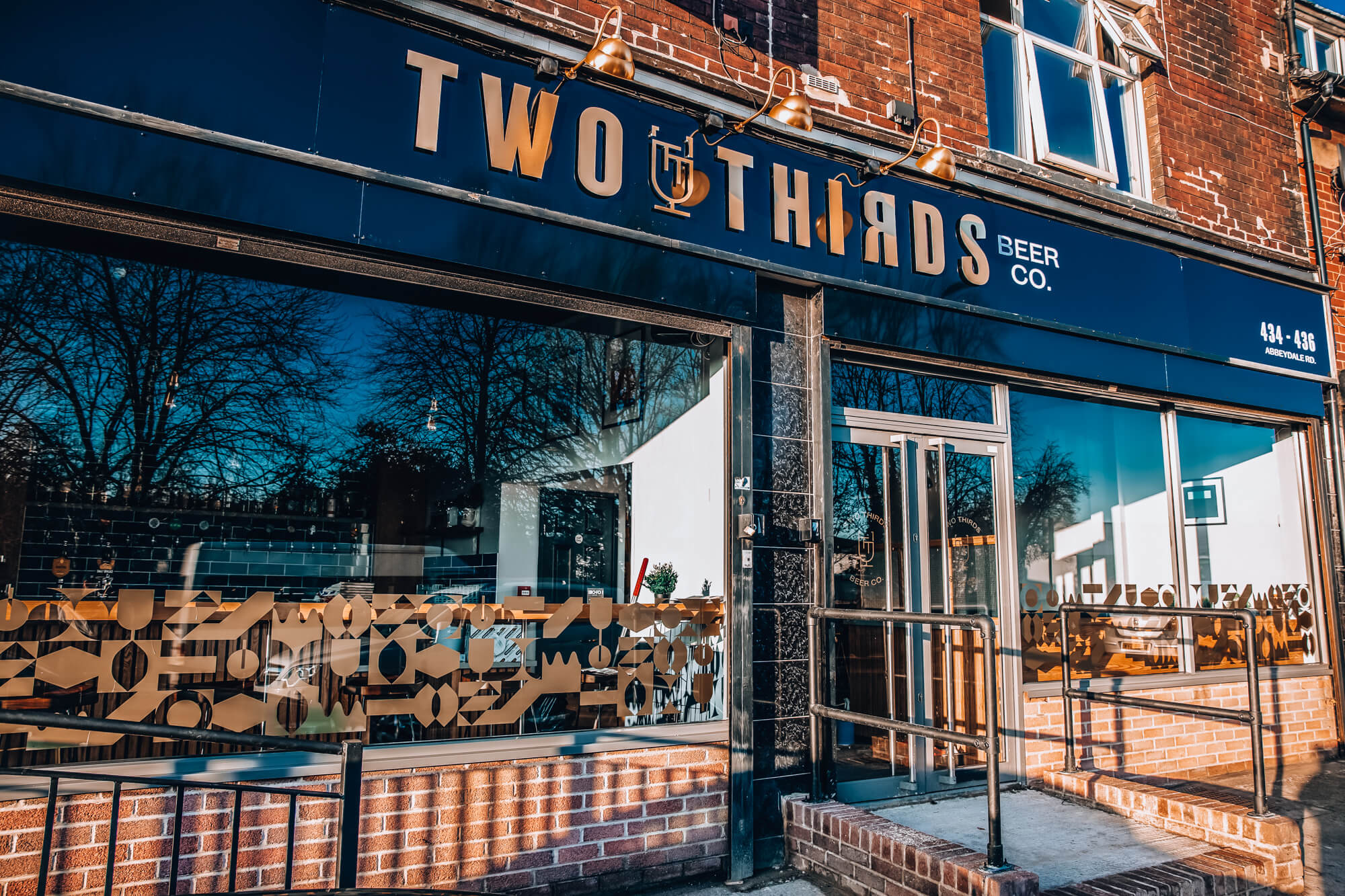 Exterior of the Two Thirds Beer Co.