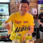 Bar staff at Zaap Thai Street Food.