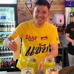 Bar staff at Zaap Thai Street Food.