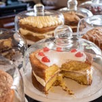 Cakes on display at Jameson's Tea Room.