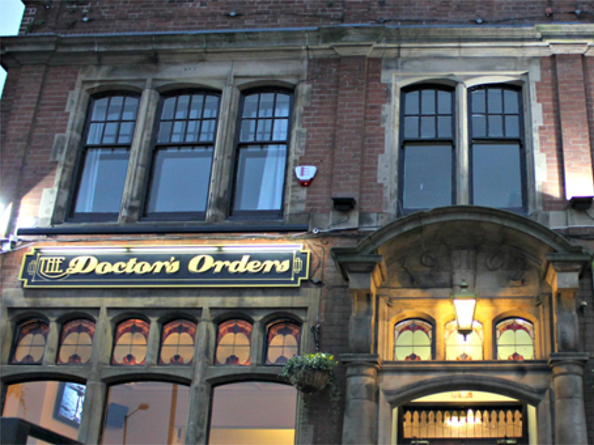 The exterior of The Doctor's Orders.