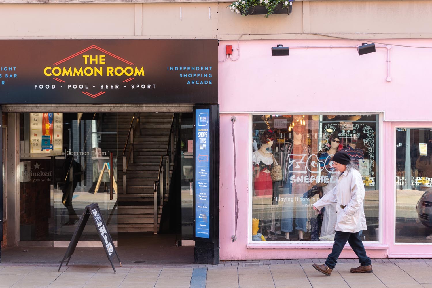 The entrance to The Common Room.