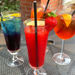 Cocktails on the terrace at Isabella's.