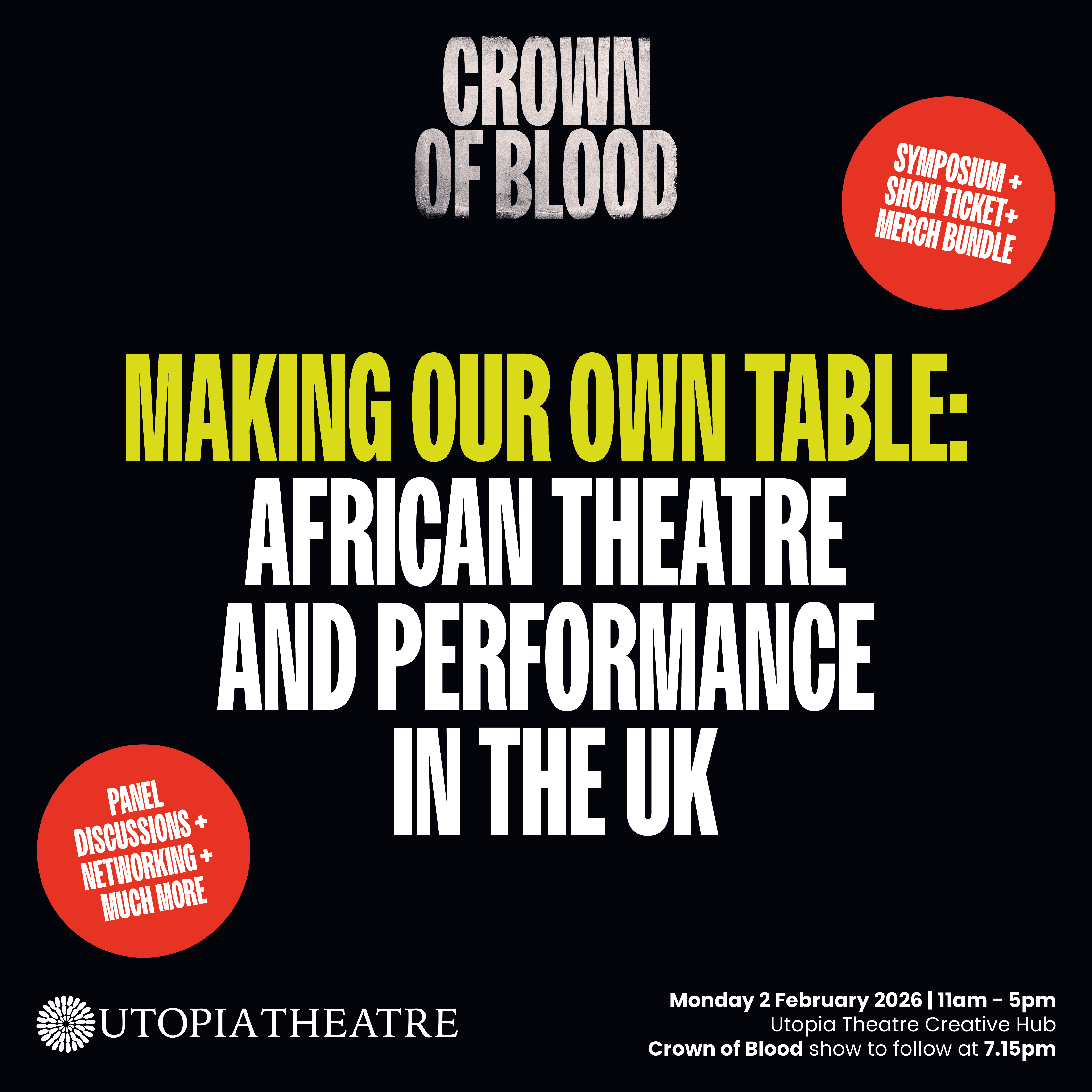 Poster for the event.