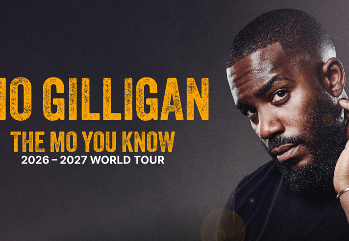 Promo poster with a head-shot of Mo Gilligan