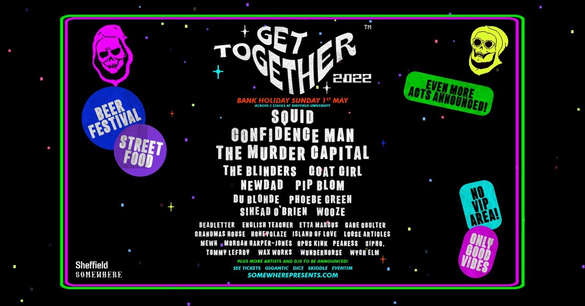 Get Together festival line up poster
