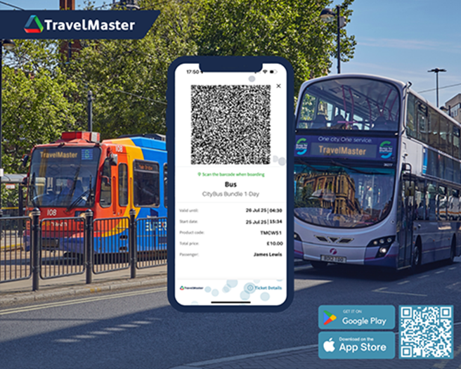 Artwork to promote TravelMaster special deal for The Fringe at Tramlines