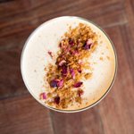 A cocktail shot from above.