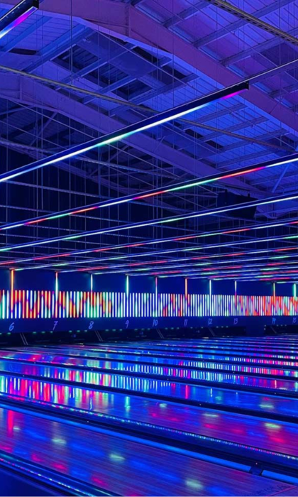 Bowling lanes at Tenpin Sheffield