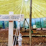 The main camp at TRIBE Bushcraft Centre