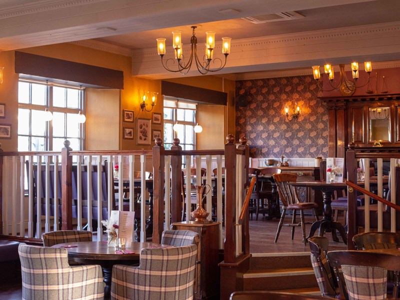 Interior of The Waggon & Horses.