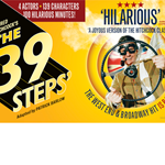 Poster for the show The 39 Steps.