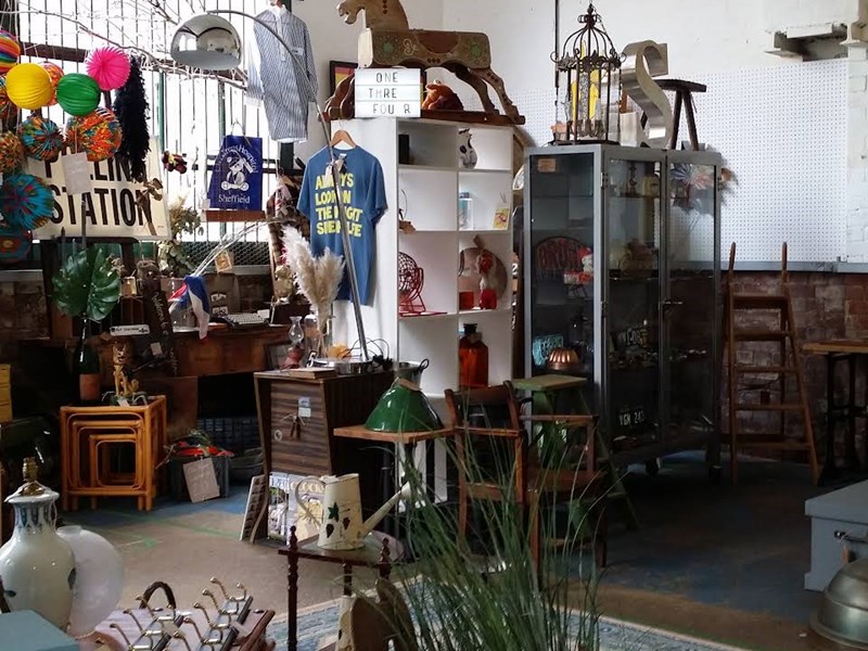 Inside The Kelham Flea.