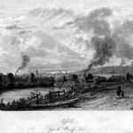 An old black and white print of Sheffield.