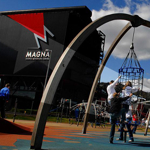 The outdoor playground at Magna Science Adventure Centre.