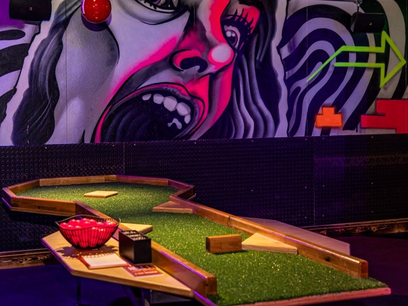 Games at the Roxy Ball Room.