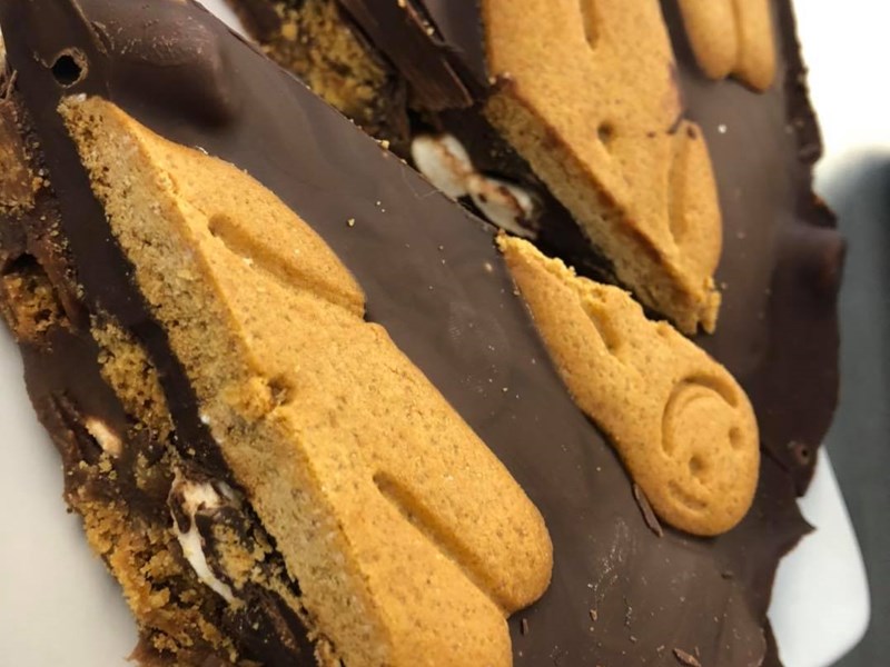 Cakes on display at the Millhouses Park Cafe.