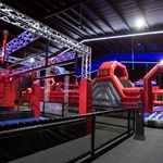 Inside the Ninja Warrior UK Adventure Park.